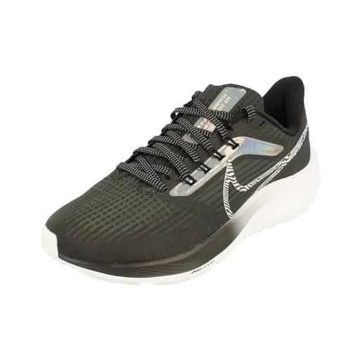 Nike w air zoom pegasus 39 prm, sneaker donna, black/white, eu