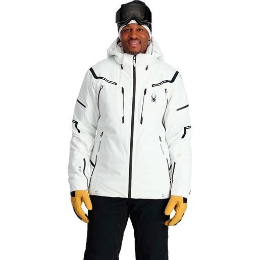Spyder pinnacle goretex jacket bianco 2xl uomo