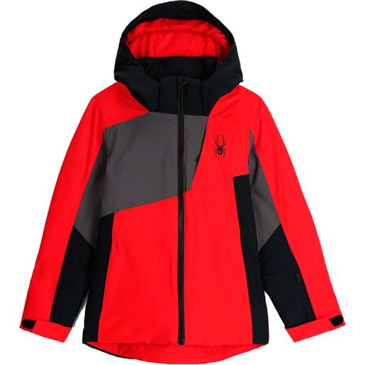 Spyder ambush jacket rosso, arancione 10 years ragazzo