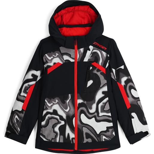 Spyder leader jacket nero 10 years ragazzo