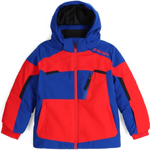 Spyder leader jacket rosso, blu 4 years ragazzo
