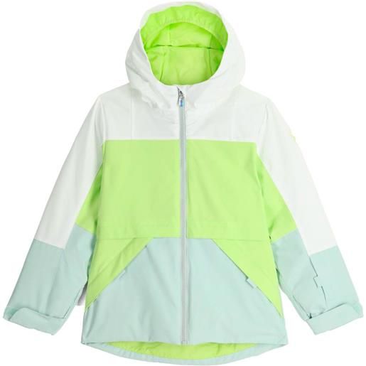 Spyder sylvie jacket verde, bianco 10 years ragazzo