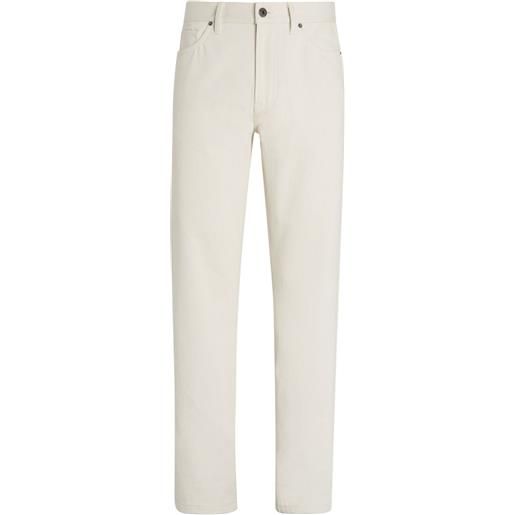Zegna jeans dritti roccia - bianco