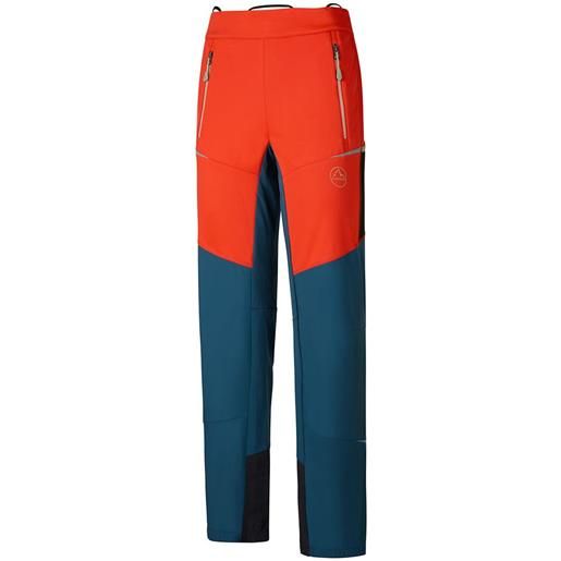 La Sportiva ikarus pants arancione, blu s / regular donna