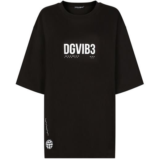 Dolce & Gabbana DGVIB3 t-shirt con stampa - nero