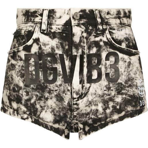 Dolce & Gabbana DGVIB3 shorts con stampa - nero