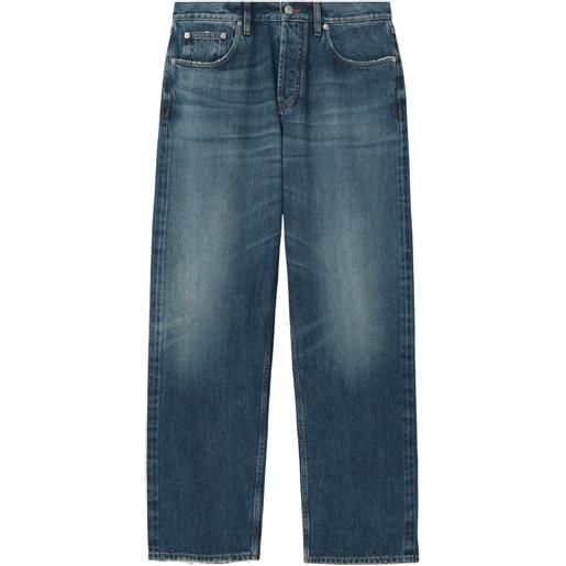 Burberry jeans a gamba ampia - blu
