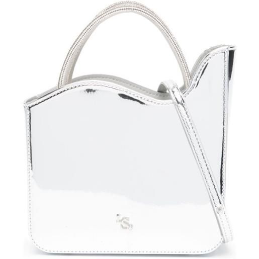 Le Silla ivy crystal-embellished mini bag - argento