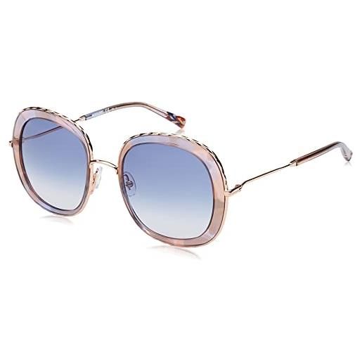 Missoni mis 0034/s occhiali da sole donna, azure havana pink