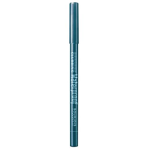 Bourjois - eyeliner contour clubbing waterproof - matita occhi morbida effetto matte a lunga durata - 46 blue neon - 1.2 g