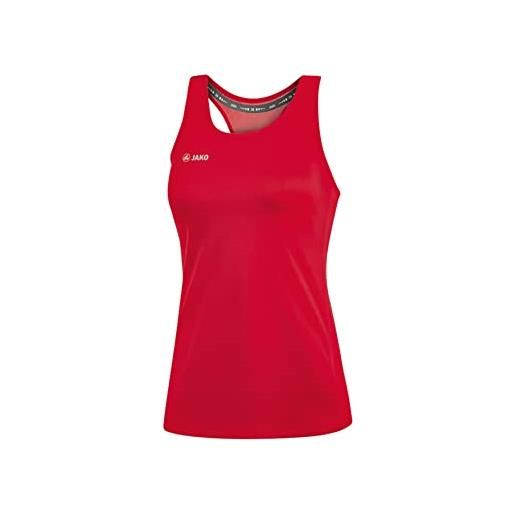 JAKO canotta da donna run 2.0, donna, canotta, 6075, colore: rosso, 36