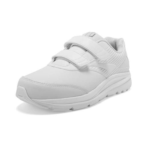 Brooks addiction walker v-strap 2, scarpe da trekking donna, white/white, 35.5 eu