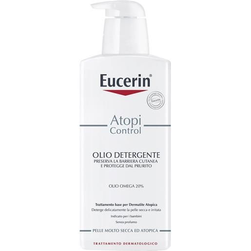 Eucerin atopicontrol olio detergente 20% omega 400ml