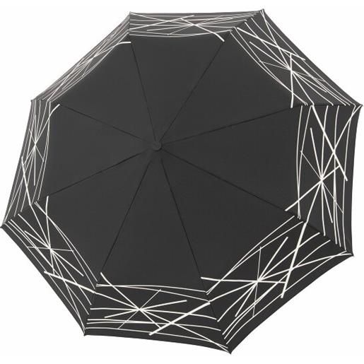 Doppler Manufaktur ombrello tascabile classico in acciaio al carbonio da 31 cm nero