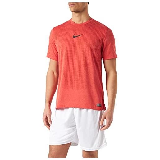 Nike m np dfadv npc top ss, t-shirt uomo, lobster/black, s