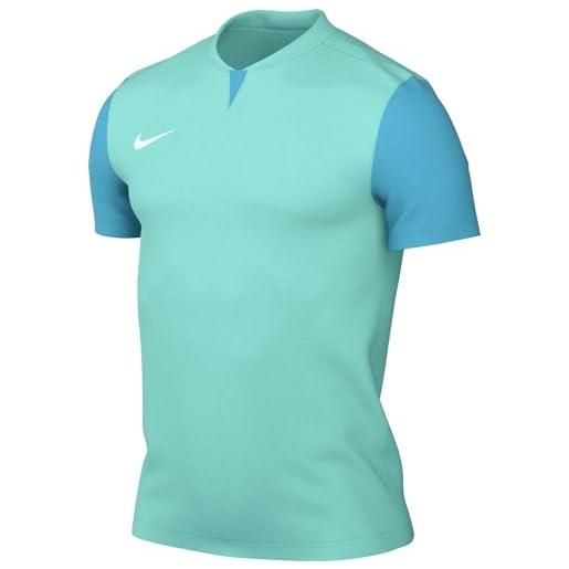Nike mens short-sleeve soccer jersey m nk df trophy v jsy ss, black/white/white/white, dr0933-010, m