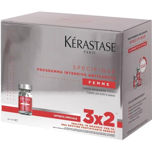 Kérastase kerastase specifique kit aminexil femme anticaduta donna 30*6ml - fiale anticaduta lenitive capelli fragili propensi alla caduta