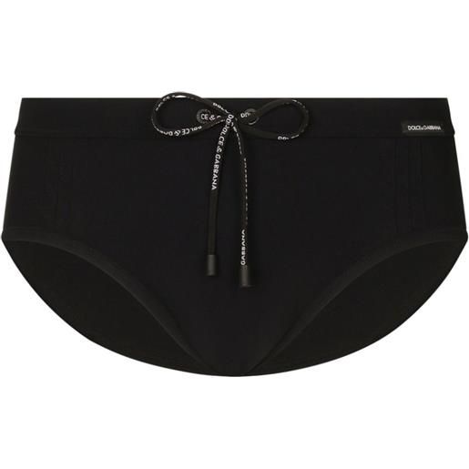 Dolce & Gabbana costume da bagno con stampa - nero