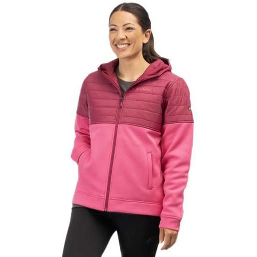 Klim granite canyon insulated hoodie jacket rosa l donna