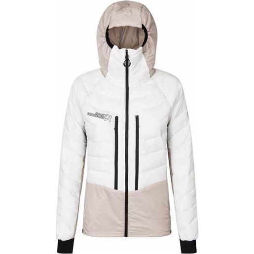 Rock Experience kavick padded full zip rain jacket beige, grigio l donna