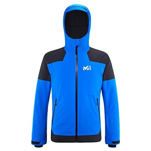 Millet - roldal iii jkt m - giacca da sci uomo - membrana dryedge impermeabile e traspirante - sci, sci alpinismo - nero/blu