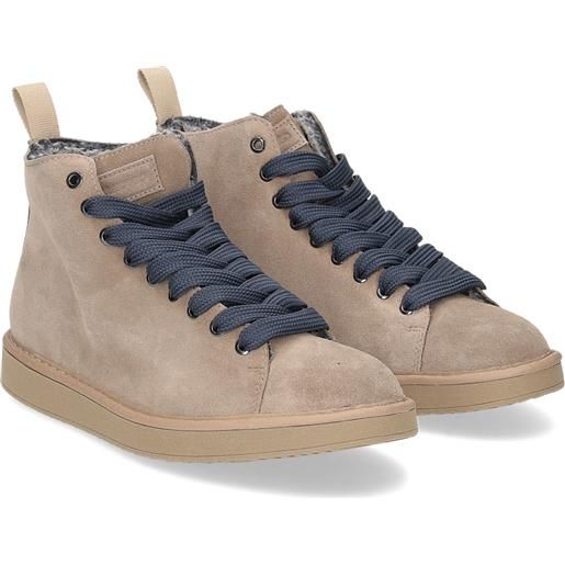 Acquista Scarpe uomo inverno polacchina scamosciata taupe su