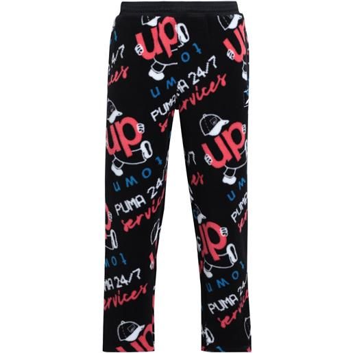 PUMA uptown polarfleece pants - pantalone