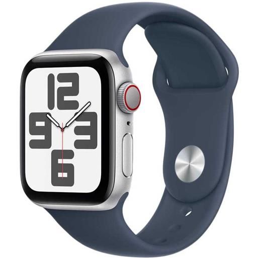 Apple se gps + cellular 40 mm sport band watch argento m-l