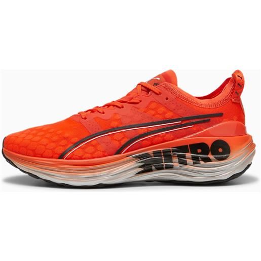PUMA scarpa da running foreverrun nitro, nero/rosso/arancione/altro