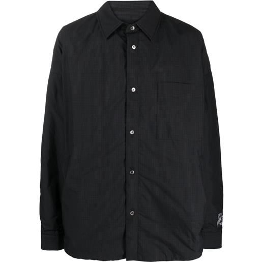 AMBUSH giacca-camicia imbottita - grigio