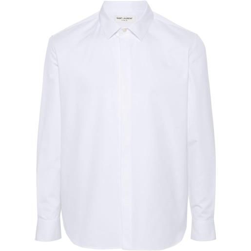 Saint Laurent camicia a maniche lunghe - bianco