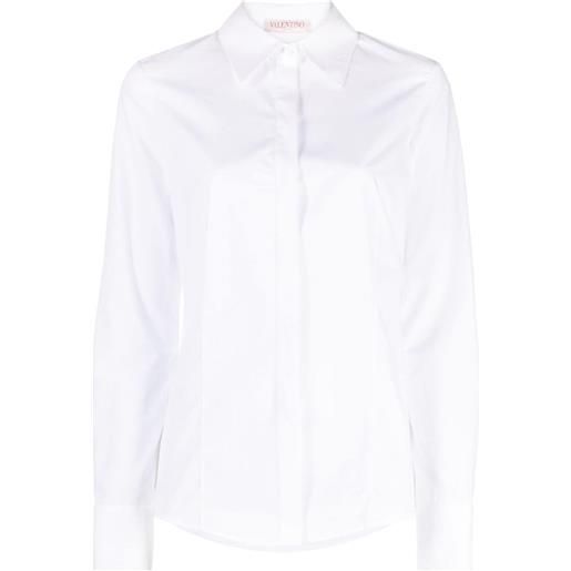 Valentino Garavani camicia con colletto a punta - bianco
