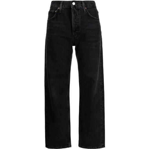 AGOLDE jeans crop parker - nero
