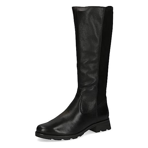 CAPRICE 9-25611-41, stivali con tacco donna, nero (black comb), 38.5 eu