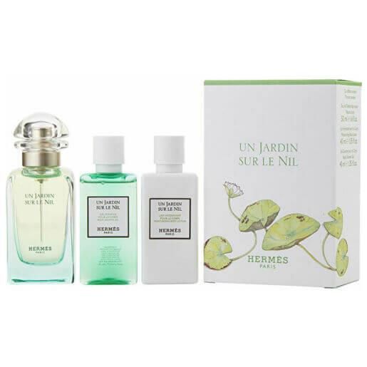 Hermes un jardin sur le nil - edt 50 ml + lozione corpo 40 ml + gel doccia 40 ml