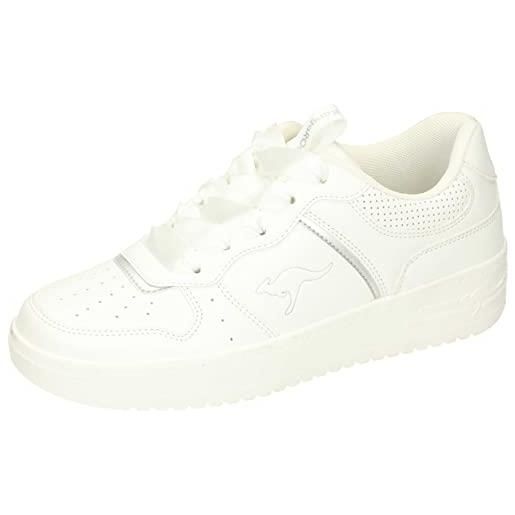 KangaROOS luci k-top, scarpe da ginnastica donna, bianco, 36 eu