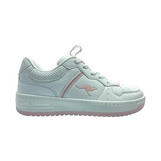 KangaROOS luci k-top, scarpe da ginnastica donna, white frost pink, 37 eu