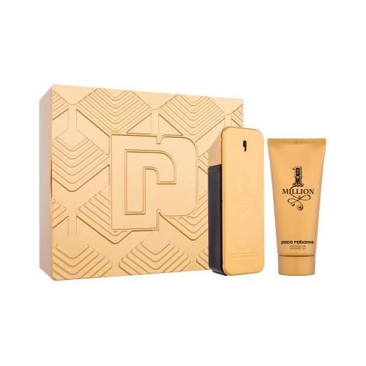 Paco Rabanne 1 million set2 cofanetti eau de toilette 100 ml + gel doccia 100 ml per uomo