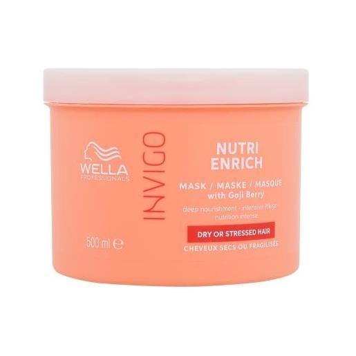 Wella Professionals invigo nutri-enrich deep nourishing mask maschera nutriente per capelli secchi e fragili 500 ml per donna