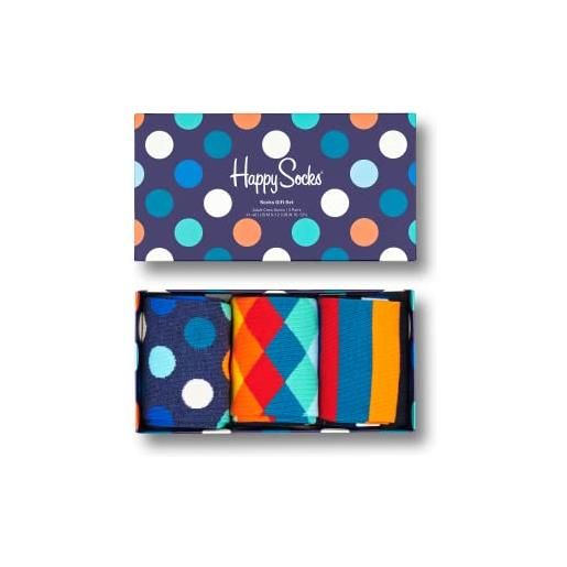 Happy Socks animals set calzini, surreal animal gift box, 41-46 (pacco da 4) unisex