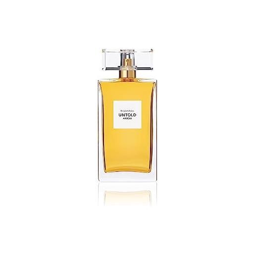 Elizabeth Arden, untold absolu, eau de parfum donna (100 ml), profumo floreale, fragranza glamour e sensuel