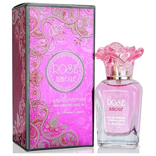 AE Aroma Essence rose amour eau de parfum di aroma essence, profumo d'amore con note di rosa, mango, loto e peonia, 35 ml