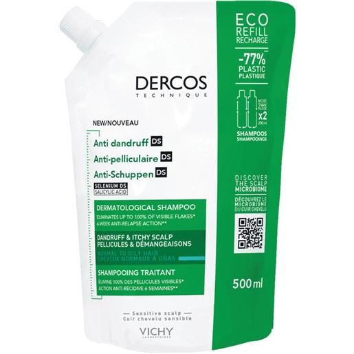 VICHY (L'Oreal Italia SpA) vichy dercos aminexil shampoo anti-forfora eco ricarica 500ml