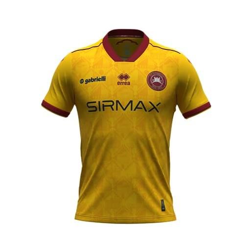 A.S.CITTADELLA 1973, maglia calcio uomo away 2023/24, seconda maglia calcio personalizzabile, ufficiale errea uomo per cittadella calcio, color giallo, ottima per allenamento calcio t-shirt uomo