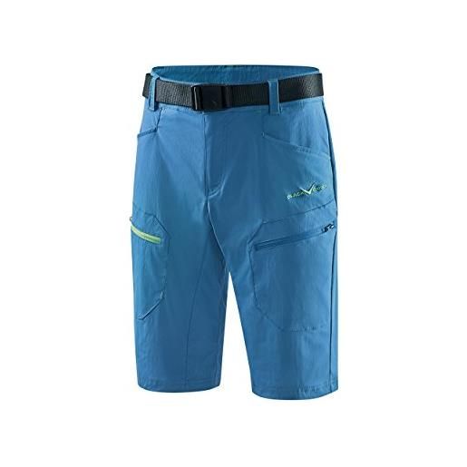 Black Crevice pantaloncini da trekking da uomo, blu, m