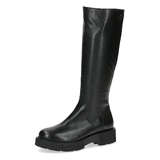 CAPRICE 9-25601-41, stivali piatti donna, nero (black nappa), 37 eu