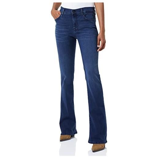 7 For All Mankind bootcut bair eco park avenue jeans, blu scuro, 28w x 28l donna