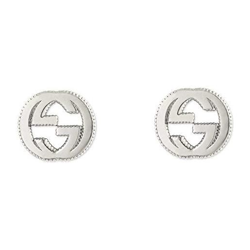 Gucci orecchini interlocking g argento 925 ybd47922700100u