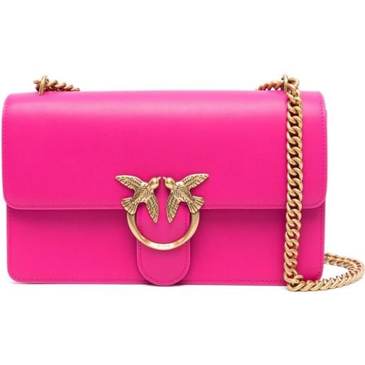 PINKO borsa a spalla classic love - rosa