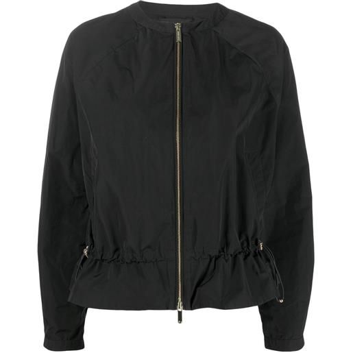 Woolrich giacca con zip girocollo - nero